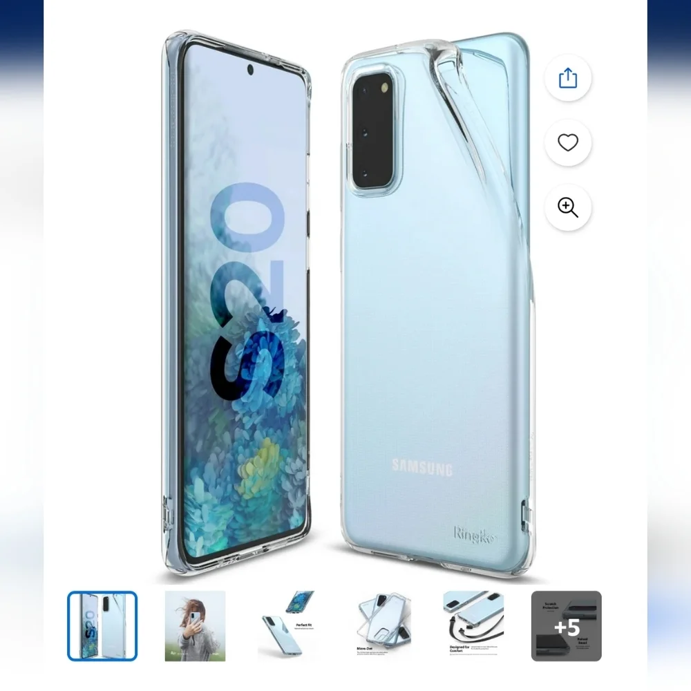 Samsung Clear Flexible TPU Phone Case - Crystal Transparent